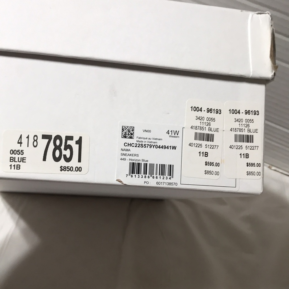 Chloe Nama sneakers. Horizon blue. NWT - Picture 9 of 11